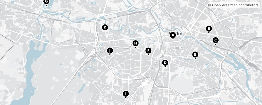 Map of Berlim