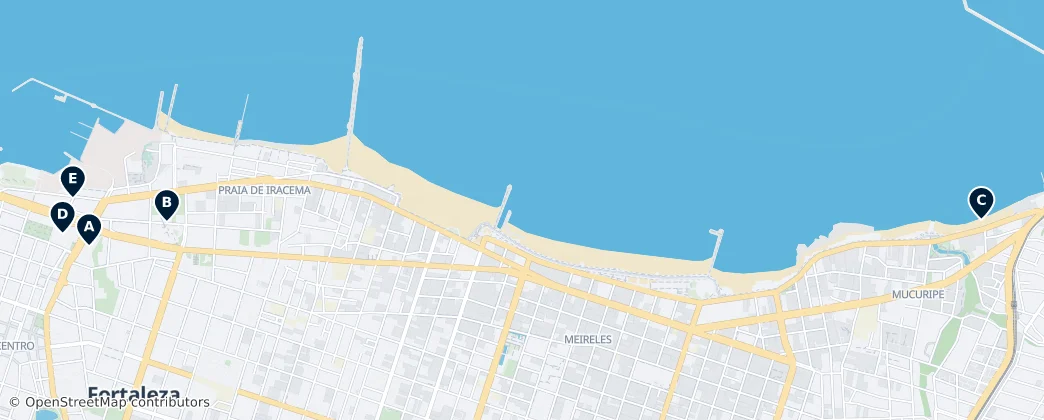 Map of Mesorregião Metropolitana de Fortaleza
