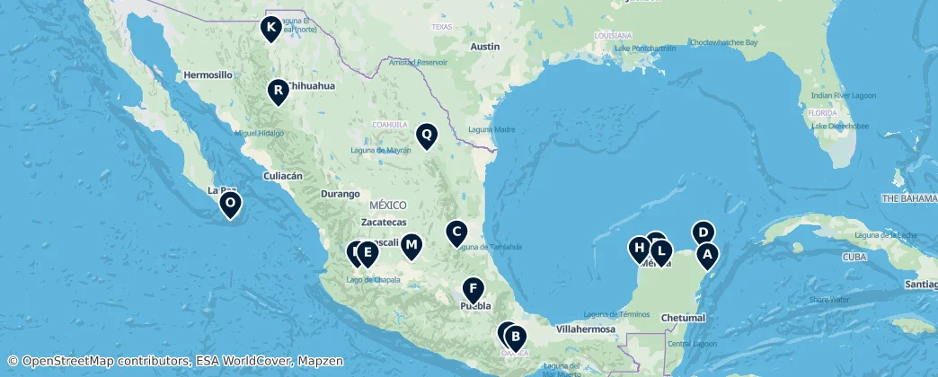 Map of México