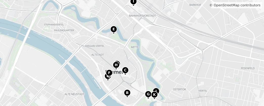 Map of Mitte