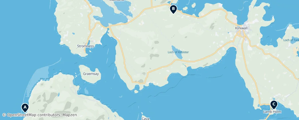 Map of Órcades