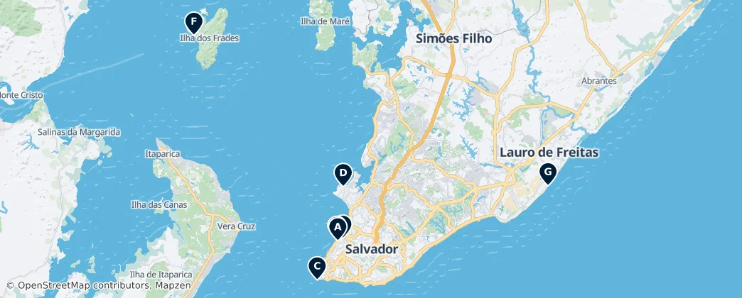 Map of Região Geográfica Intermediária de Salvador