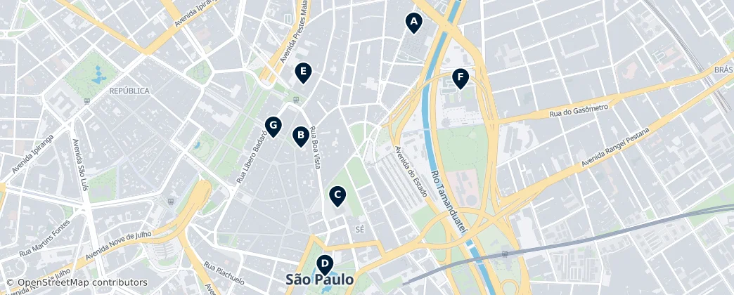 Map of Sé