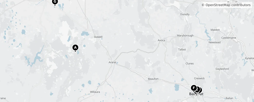 Map of Grampians