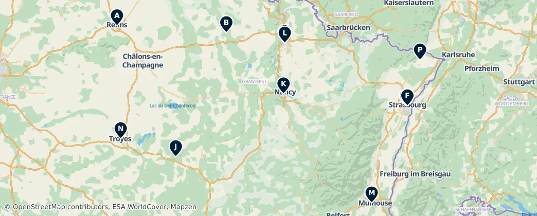 Map of Grande Leste