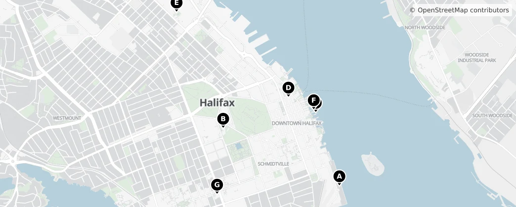 Map of Halifax