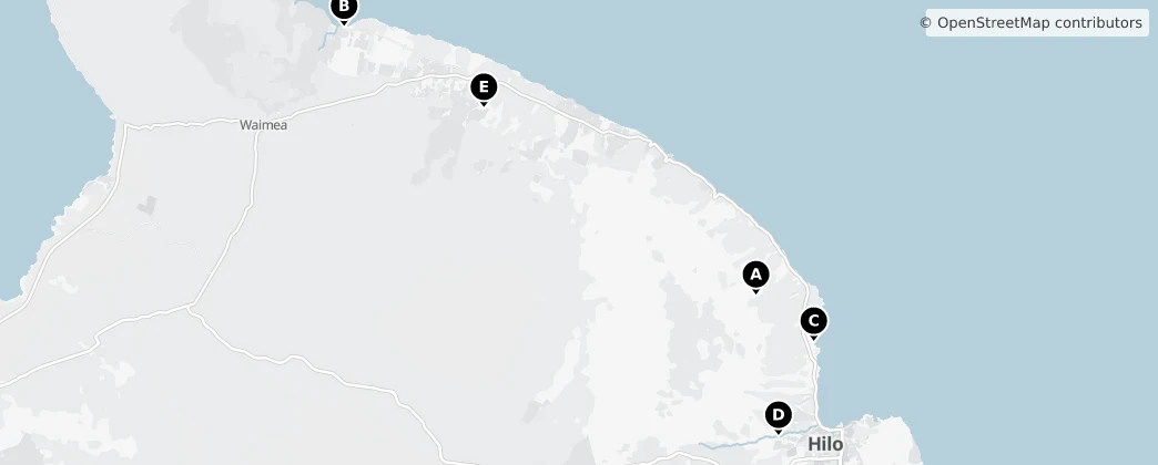 Map of Hamakua