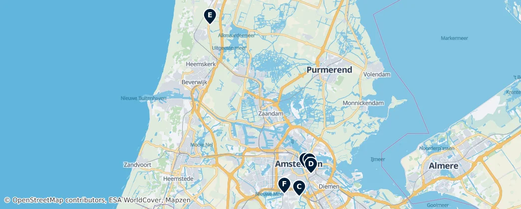 Map of Holanda do Norte