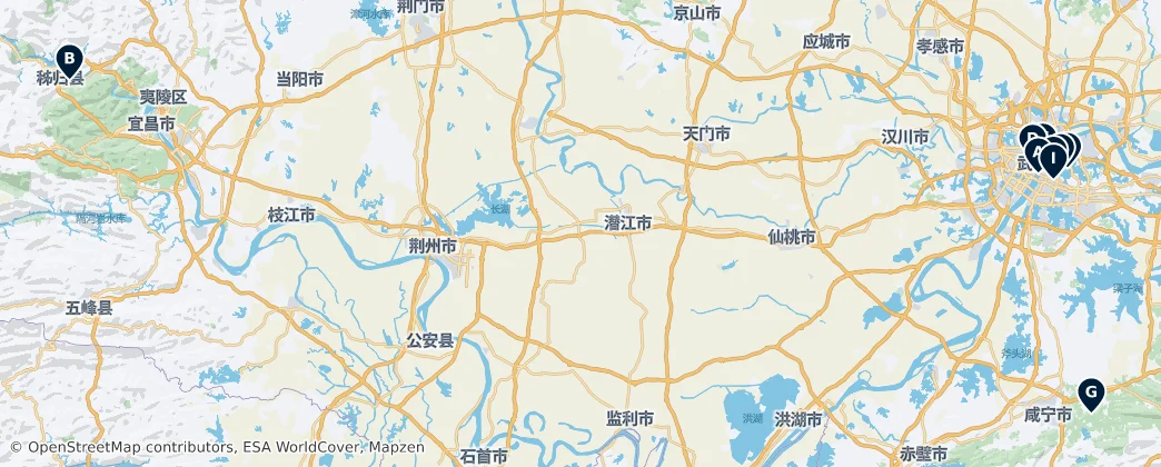 Map of Hu bei sheng ren min zheng fu
