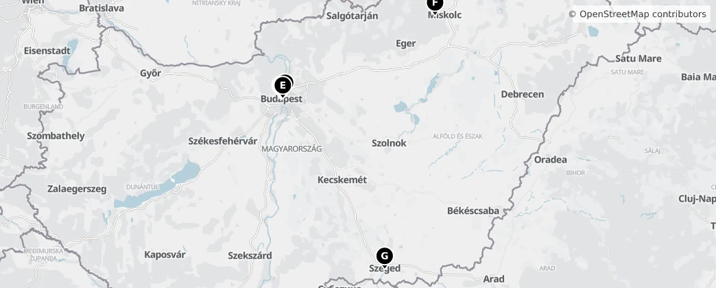 Map of Hungria