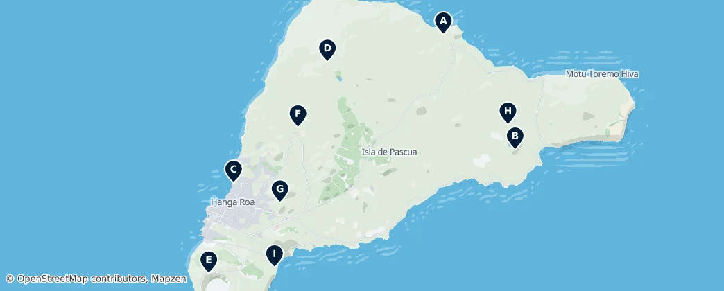 Map of Ilha de Páscoa