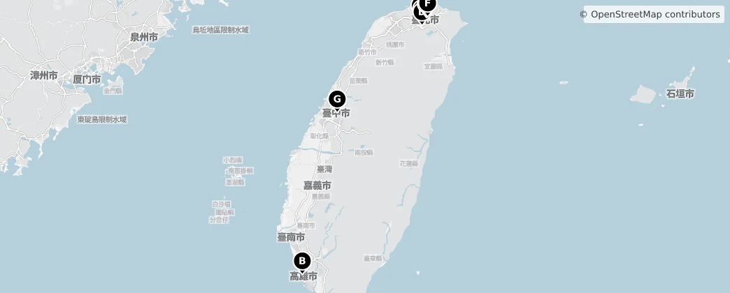Map of Ilha Formosa
