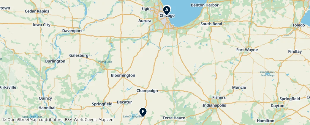 Map of Illinois