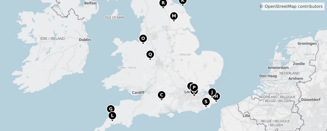 Map of England