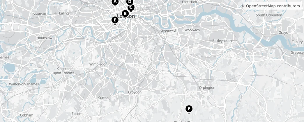 Map of England