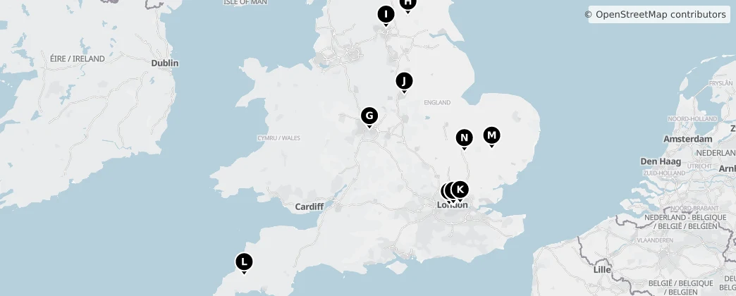 Map of England