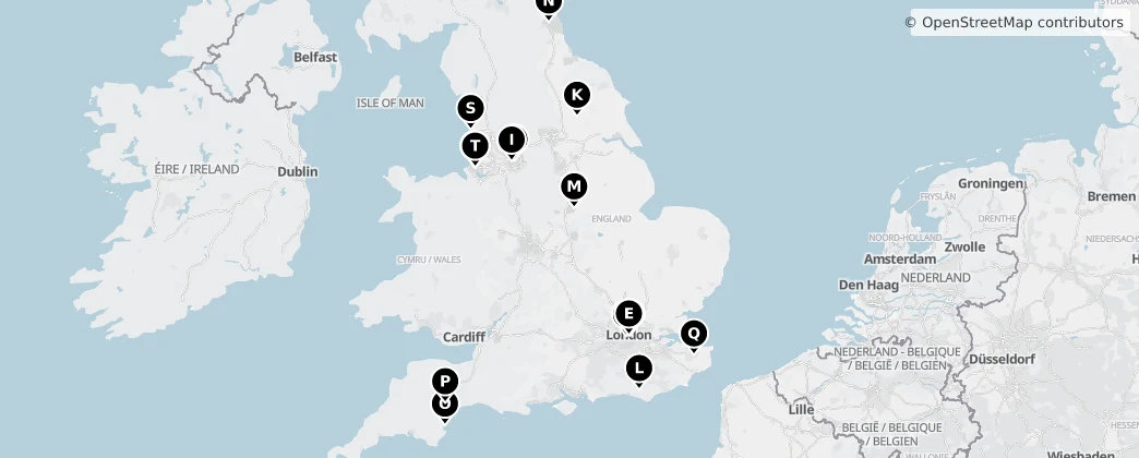 Map of England