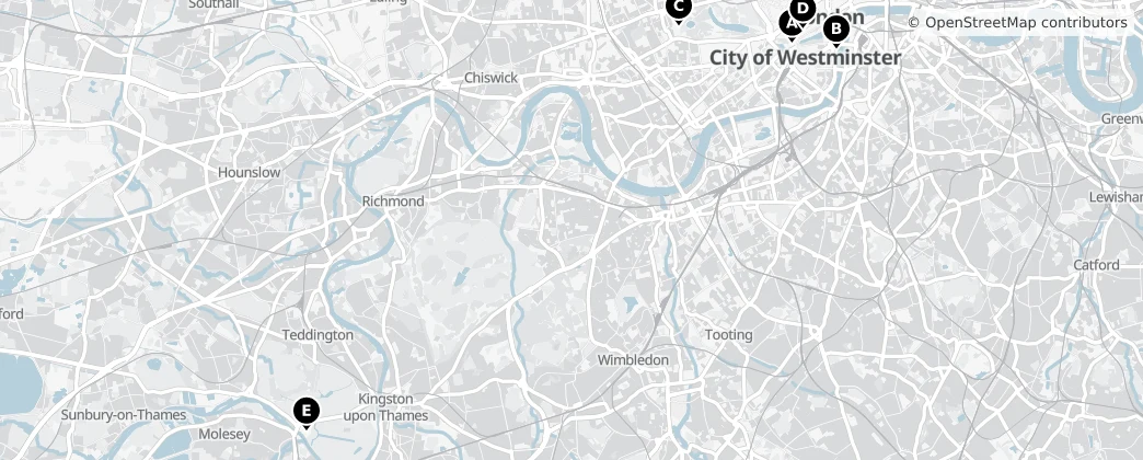 Map of England