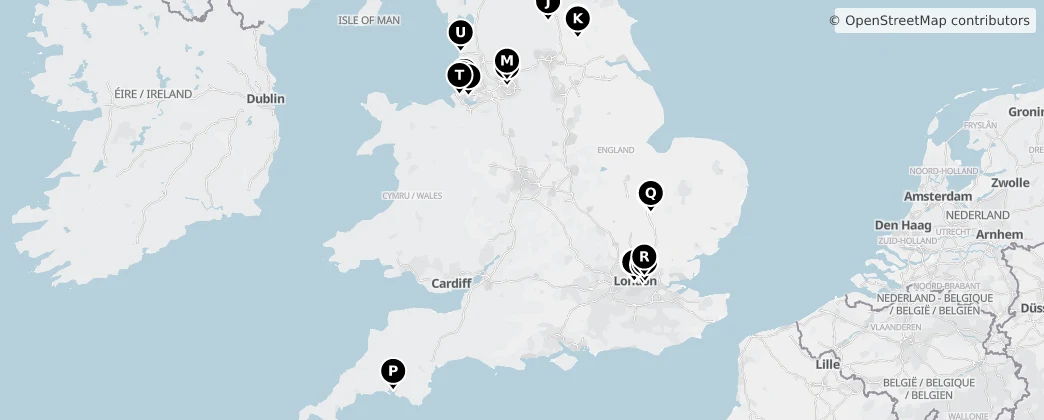 Map of England