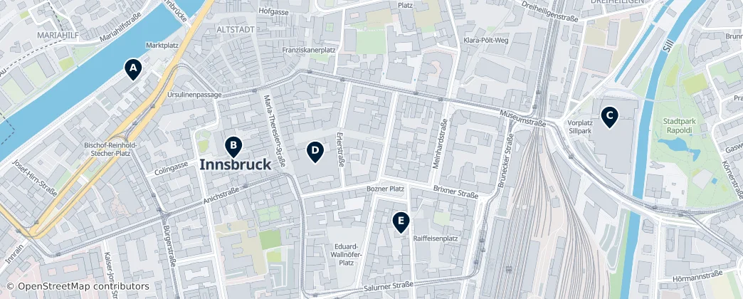 Map of Innsbruck