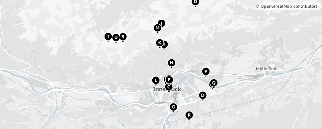 Map of Innsbruck