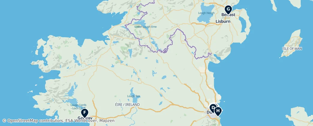 Map of Ireland