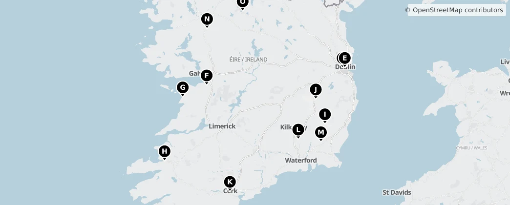 Map of Irlanda