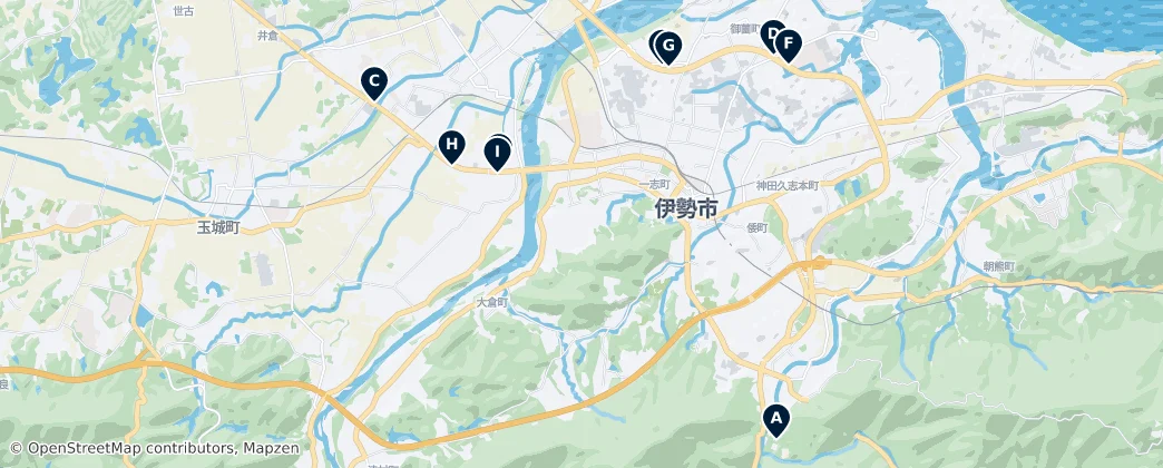 Map of Ise