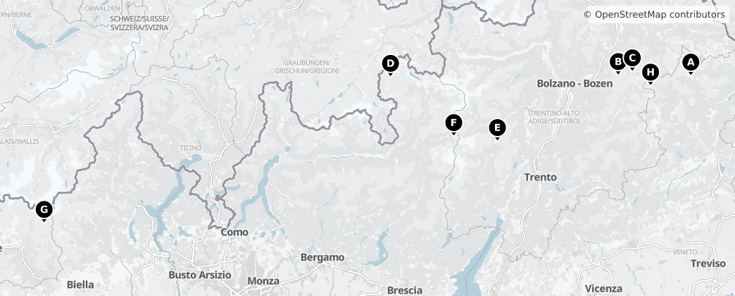 Map of Itália