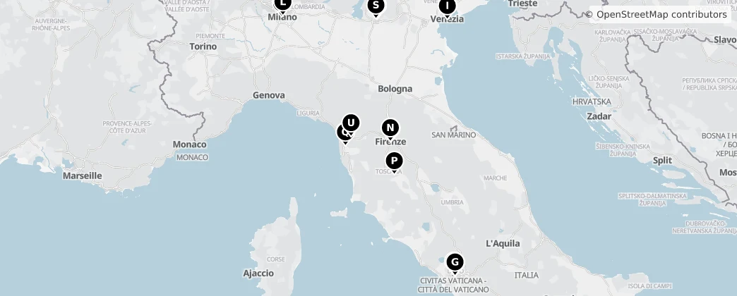 Map of Itália