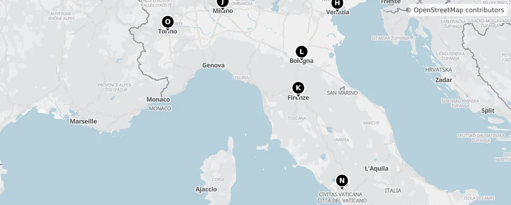 Map of Itália