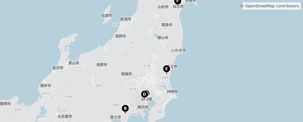 Map of Japão