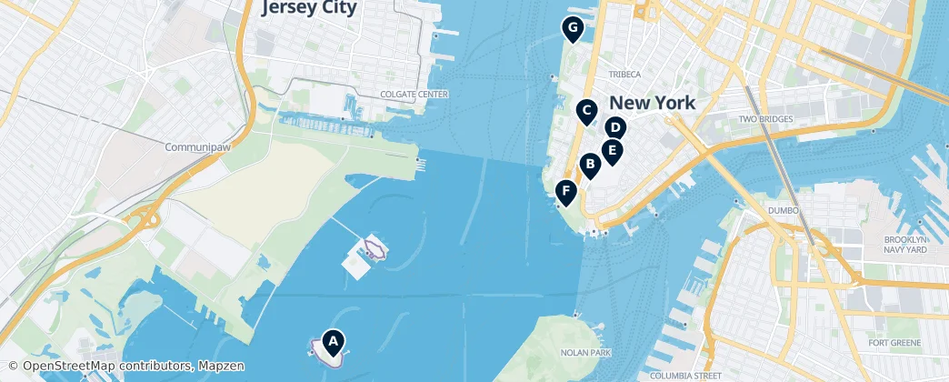 Map of Jersey City