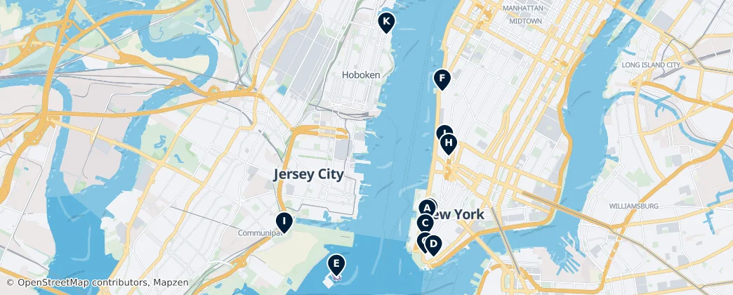 Map of Jersey City