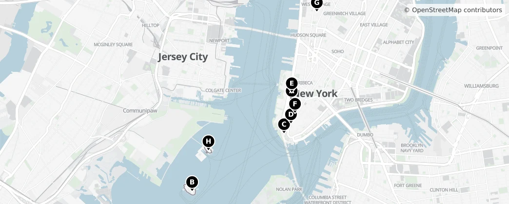 Map of Jersey City