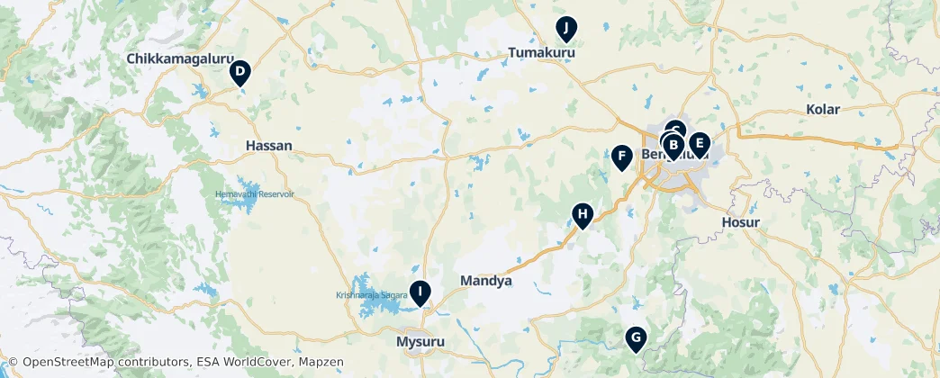 Map of Carnataca