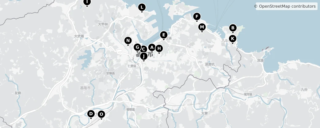 Map of Keelung