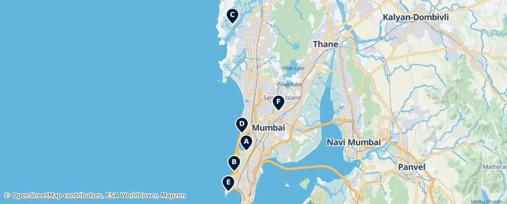 Map of Konkan division