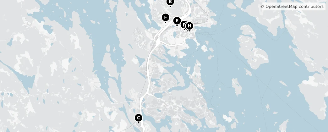 Map of Kuopio