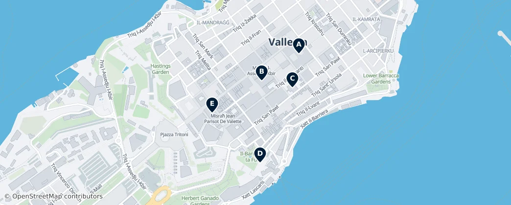 Map of Msida