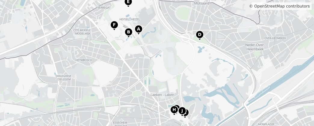 Map of Laeken