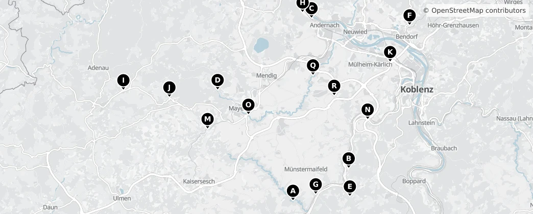 Map of Mayen-Coblença