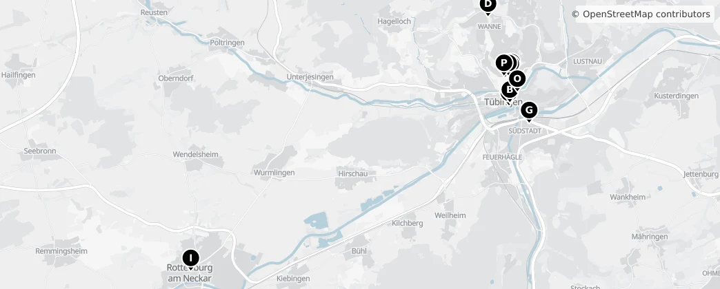 Map of Tubinga