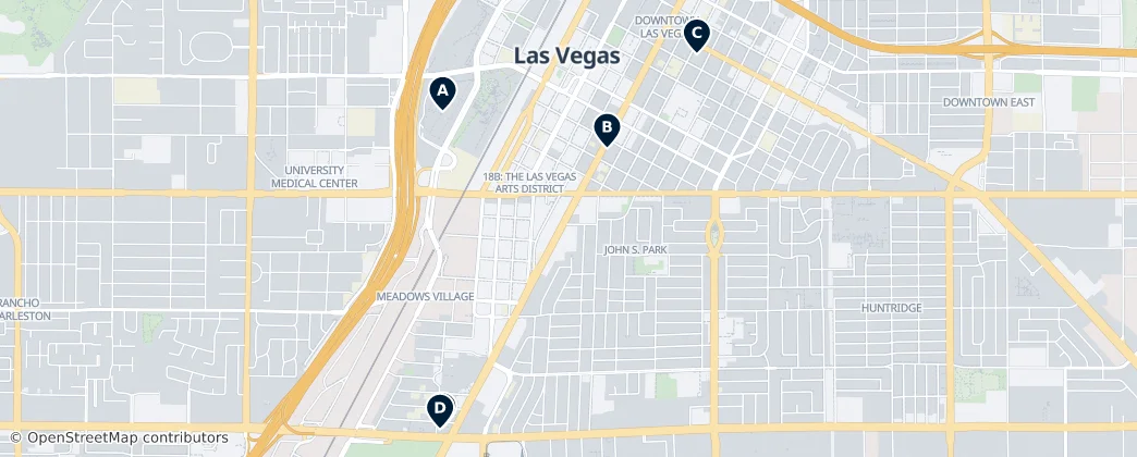 Map of Las Vegas