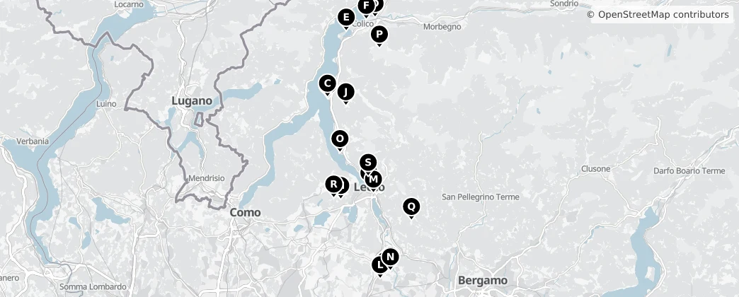 Map of Lecco