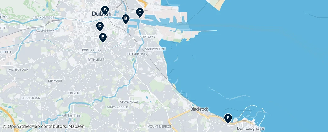 Map of Leinster