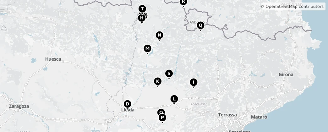 Map of Lérida