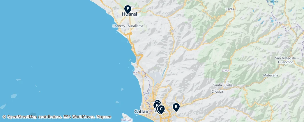 Map of Lima