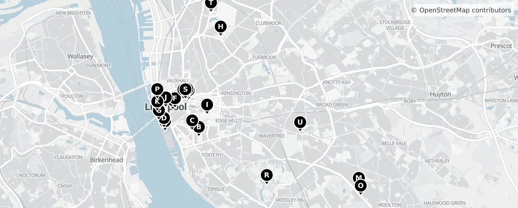 Map of Liverpool