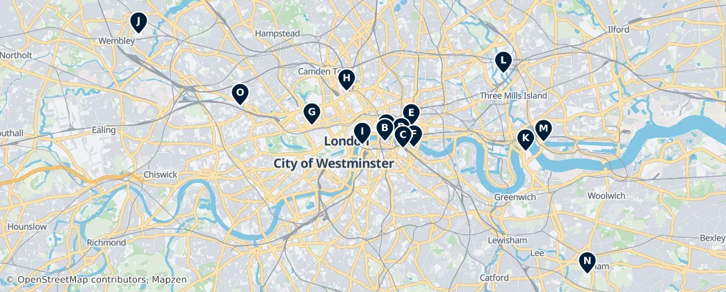 Map of Londres